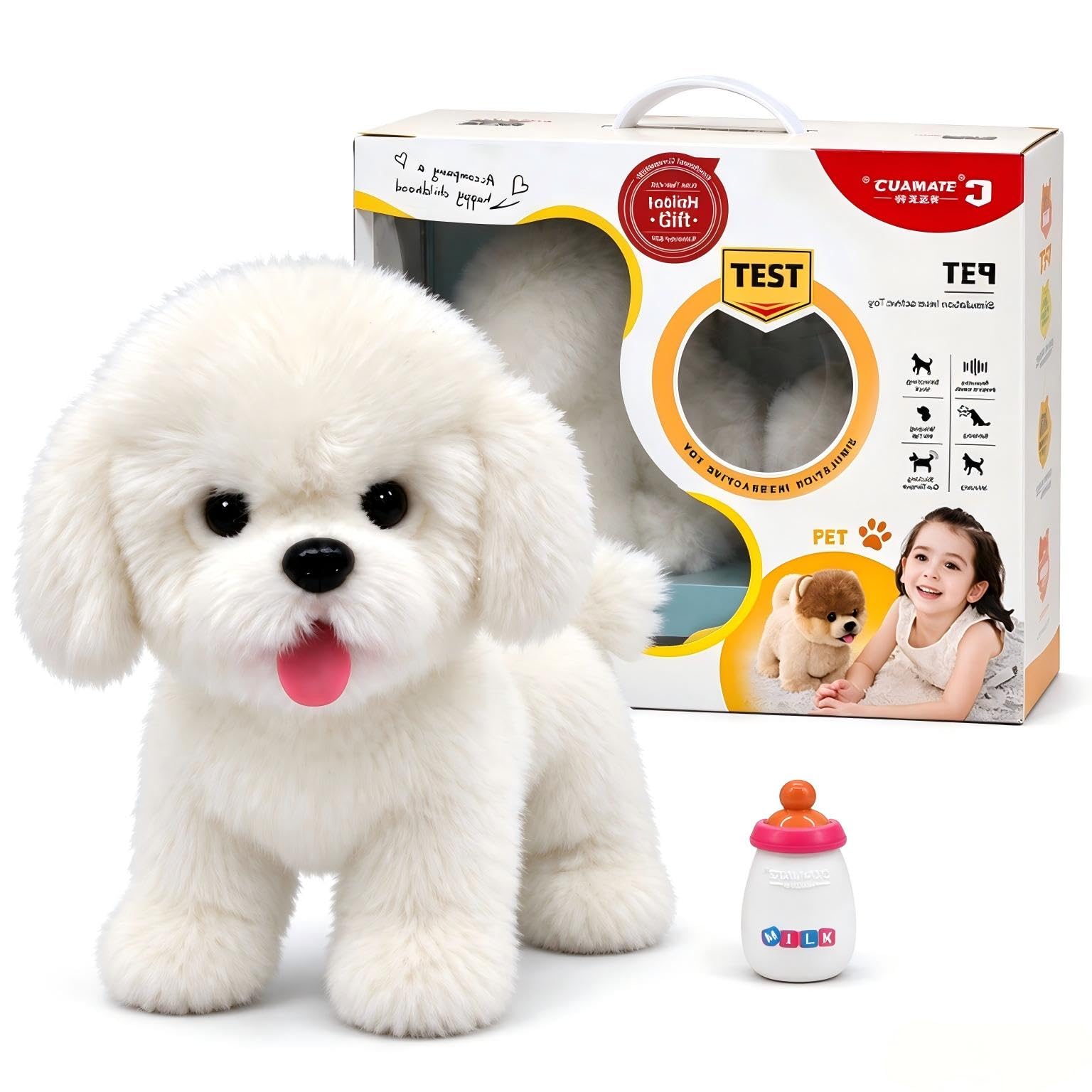 Amazon.co.jp: CU-MATE ぬいぐるみ インタラクティブ マルチーズ